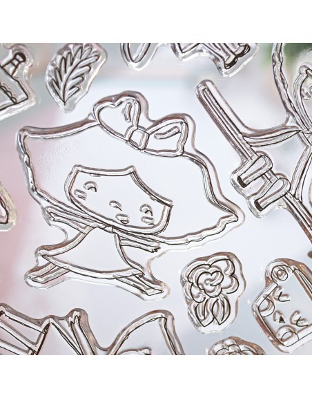 CeliaAlice stamps & dies set | Alúa Cid