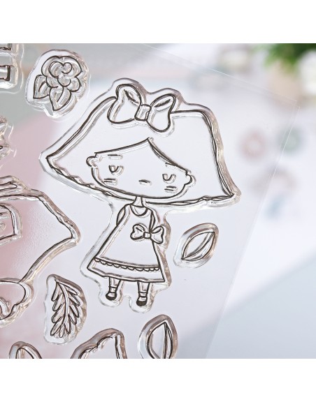 'CeliaAlice' clear stamps set