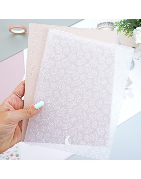 Flores CeliAlice embossing folder | Alúa Cid
