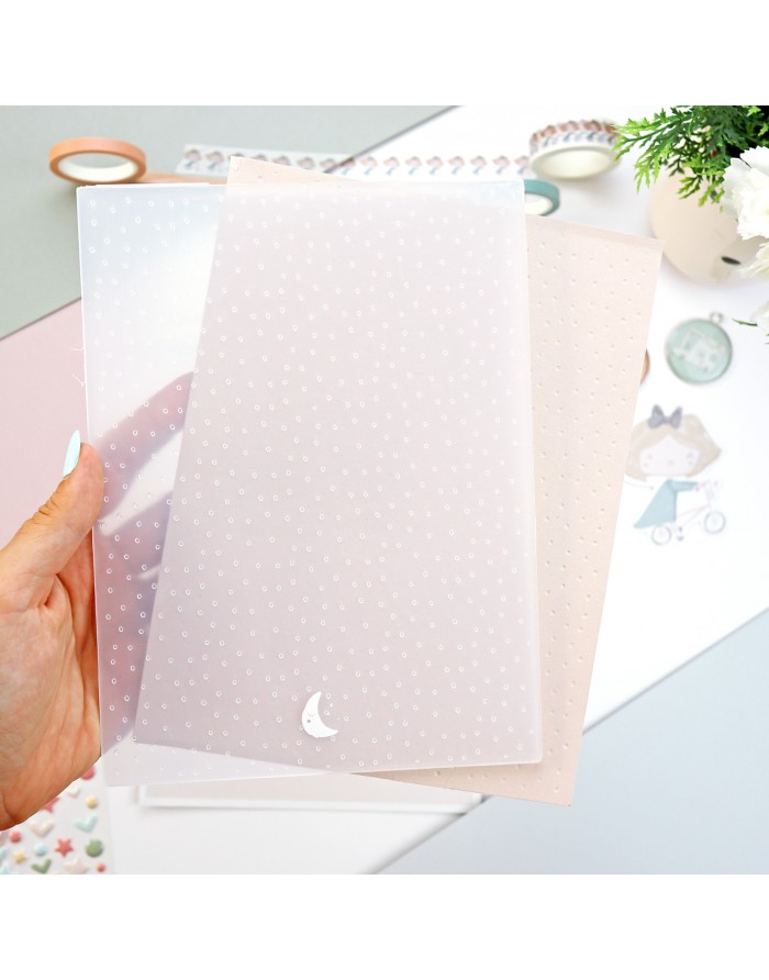 Dotted embossing folder, 'CeliAlice' Dotted embossing folder, 'CeliAlice'
