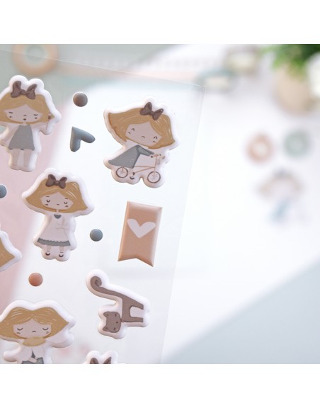 Puffy stickers, 'CeliAlice'